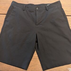 adidas Men's Classic Black Flat Front Shorts
